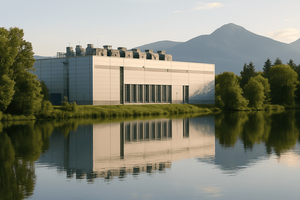 data center by lake
