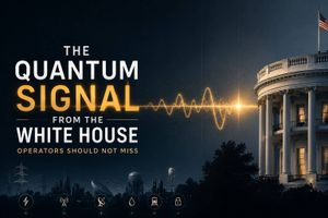 The Quantum Signal from the White House — promotional banner for operators